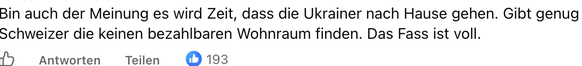 Facebook-Kommentare zu ukrainischem Paar