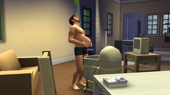 Männliche Sims können bei einer Reise ins All geschwängert werden.