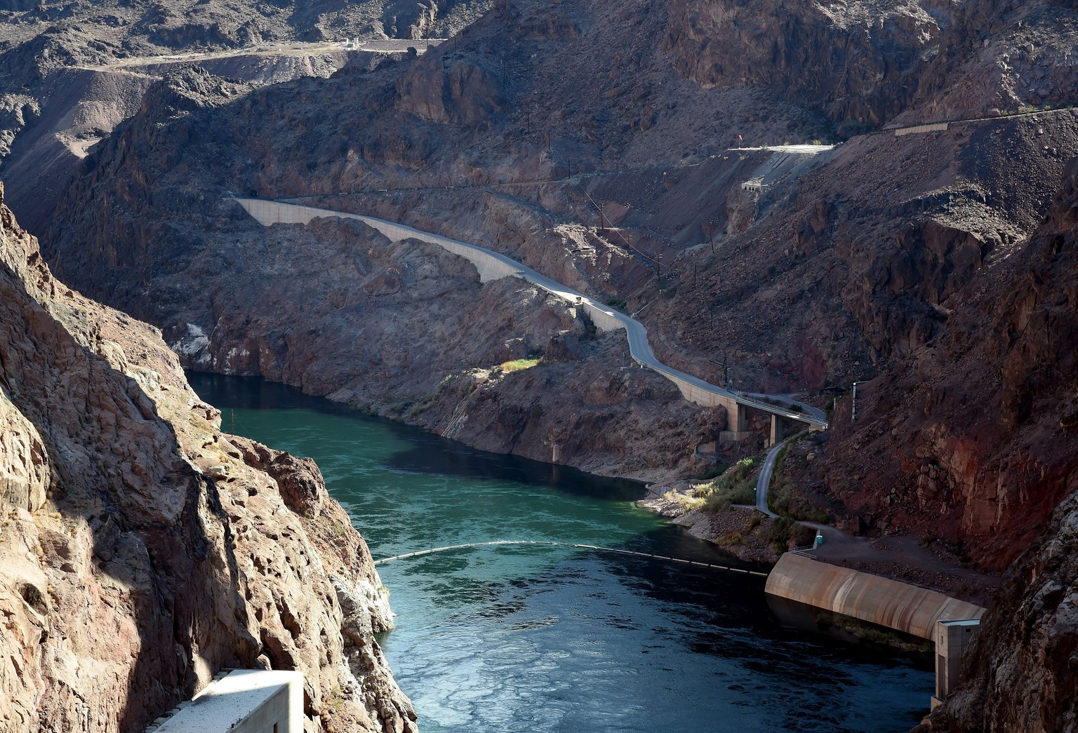 Der Colorado River, hier in Nevada, führt extrem wenig Wasser. So wenig, wie seit den 1930er-Jahren nicht mehr