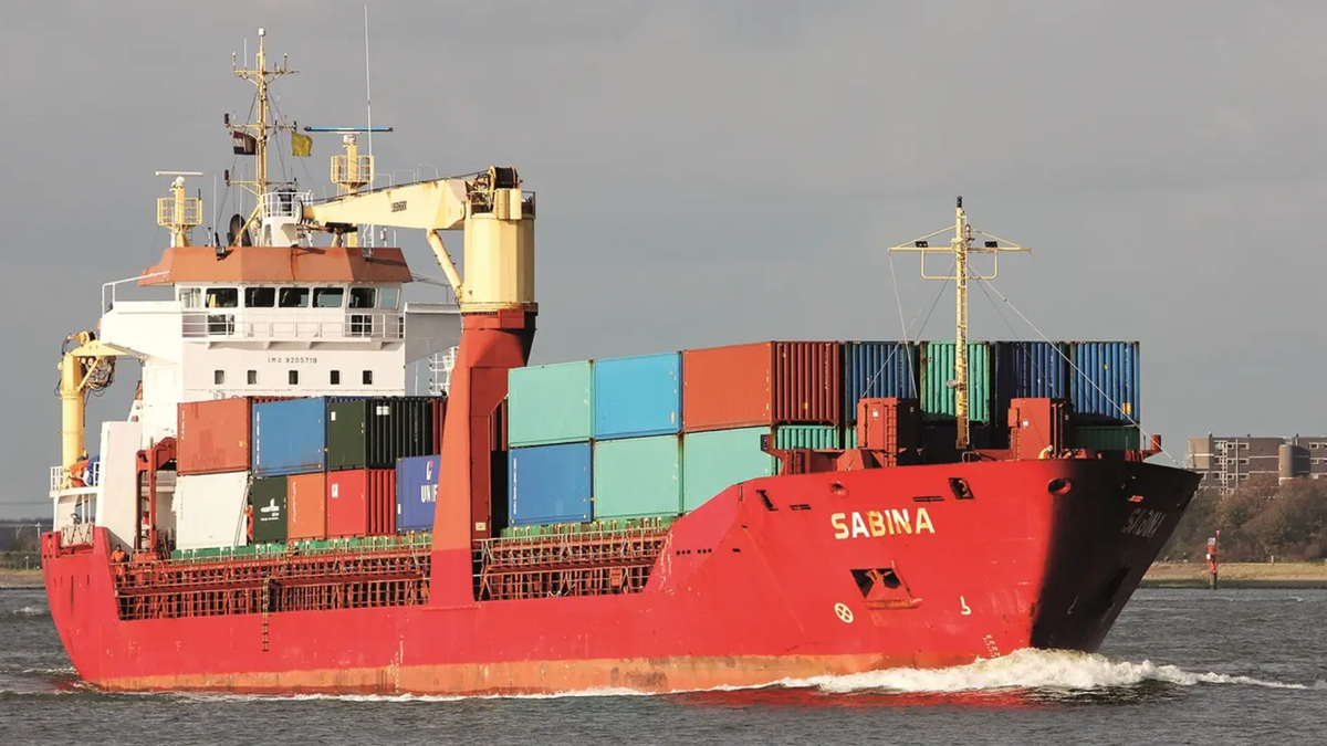 Le cargo "Sabina" a connu un accident en juin 2015.