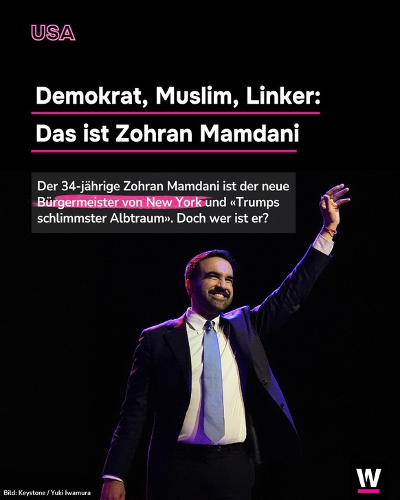 &lt;p&gt;Zohran Mamdani ist der erste muslimische Bürgermeister New Yorks.&lt;/p&gt;