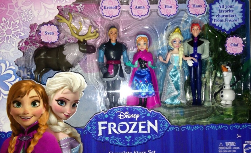 Die Merchandise-Lawine rollt, obwohl der Film bereits 4 Jahre alt ist: «Frozen».