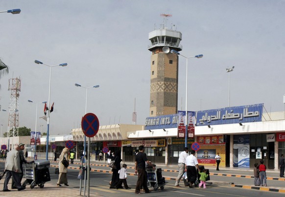 Internationaler Flughafen von San'a, Jemen (2008).