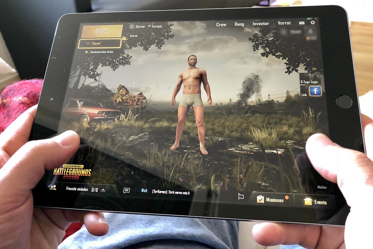 Der typische schwarze Rand ums iPad-Display stört nicht. Im Gegenteil.