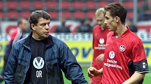 Otto Rehhagel Miroslav Klose Kaiserslautern