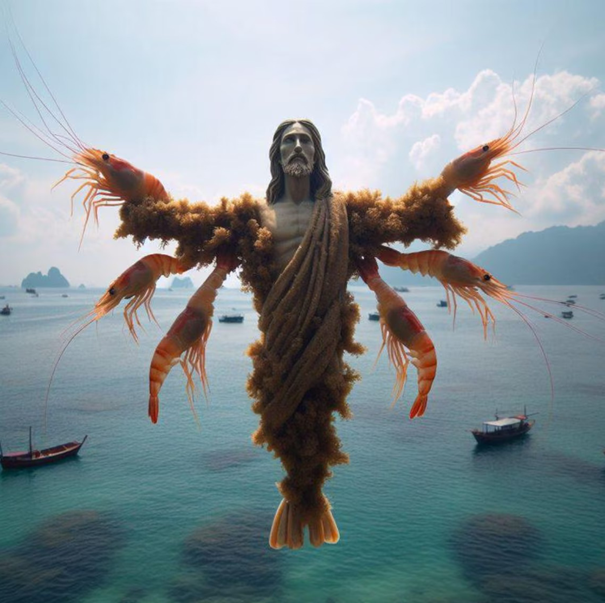 Die «Shrimp-Jesus»-Bilder sind ein Beispiel für visuellen AI-Slop.