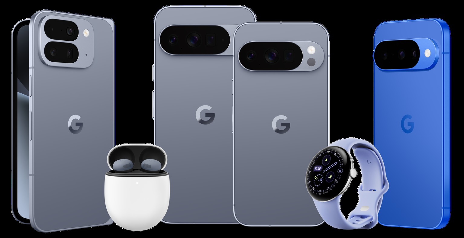 Diese Pixel-Produkte hat Google am Mittwoch vorgestellt.