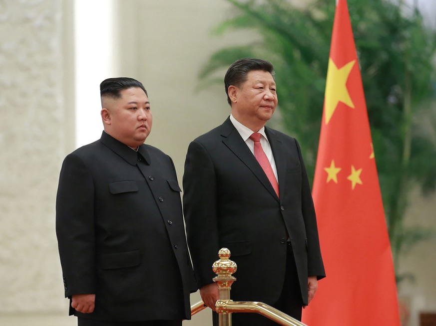 Chinas Staatschef beginnt Gesprächen mit Nordkoreas Machthaber Kim