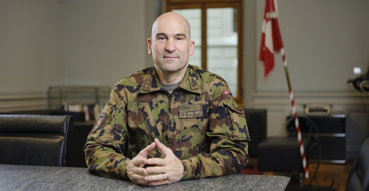 Thomas Suessli, Chef der Schweizer Armee, portraitiert am 6. Mai 2020 in seinem Buero im Bundeshaus Ost in Bern. (KEYSTONE/Christian Beutler)