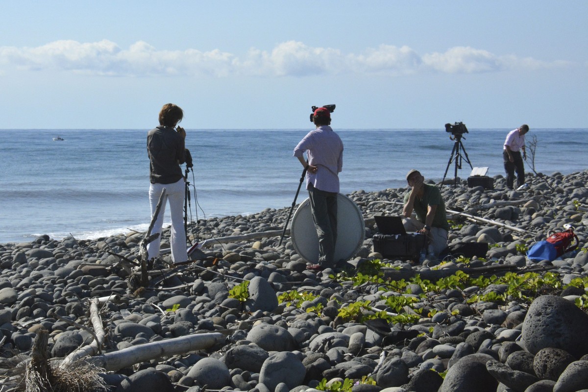 Auf La Réunion haben sich mehrere TV-Teams in Stellung gebracht.&nbsp;