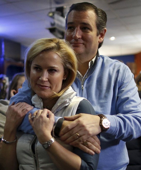 Ted Cruz mitt Frau Heidi.