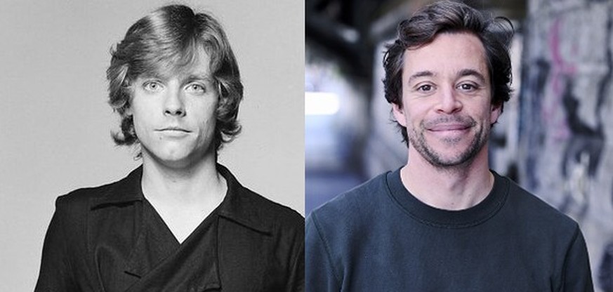 Luke Skywalker alias Mark Hamill vom Asteroidengürtel Polis Massa (l.), Checker Tobi alias Tobias Krell aus Mainz (r.)