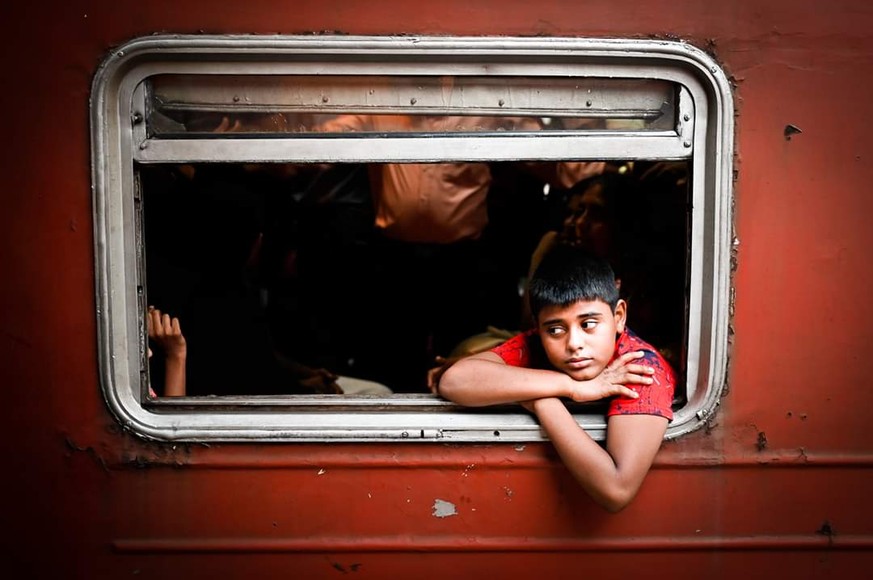 Social Distancing lässt sich nur schwer umsetzen in Sri Lanka.