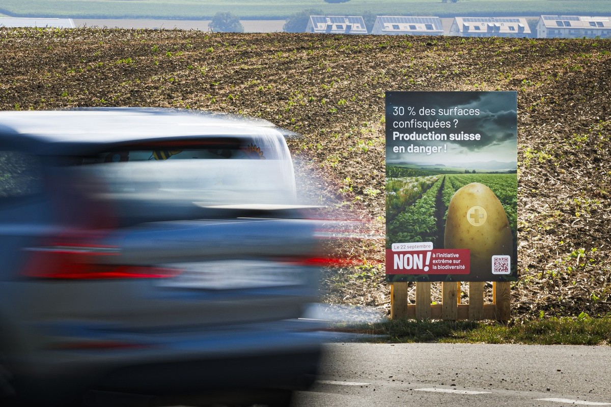 L'initiative biodiversite serait rejeté, selon le deuxième sondage de la SSR.