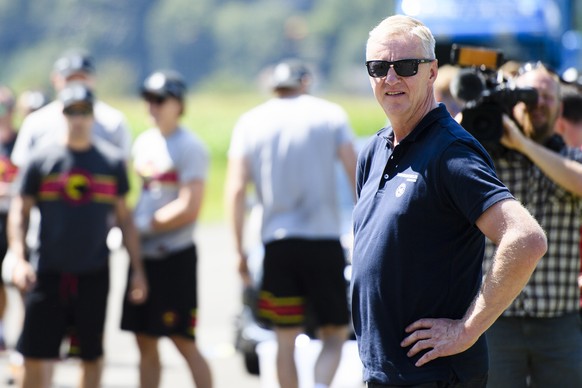 Der Headcoach Kari Jalonen anlaesslich des Teamevents vom SC Bern, am Donnerstag, 29. Juli 2016, in Wilderswil. (KEYSTONE/Manuel Lopez)