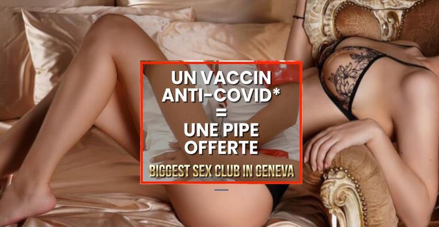 Impfen mit sexueller Belohnung in Genf.
