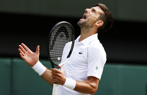 Steht im Habfinal: Titelverteidiger Novak Djokovic.