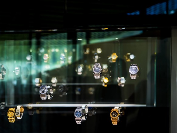 Die Exporte von Schweizer Uhren sind im Oktober gegen�ber dem Vorjahresmonat erneut zur�ckgegangen. (Archiv)