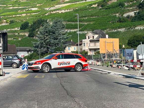 Schüsse in Vétroz im Kanton Wallis.