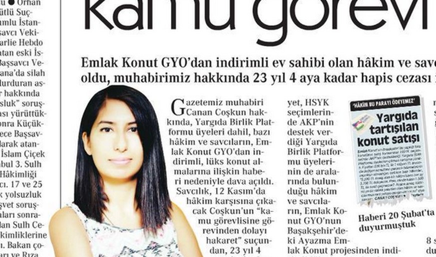 «Cumhuriyet»-Journalistin in Türkei zu zwei Jahren Haft verurteilt