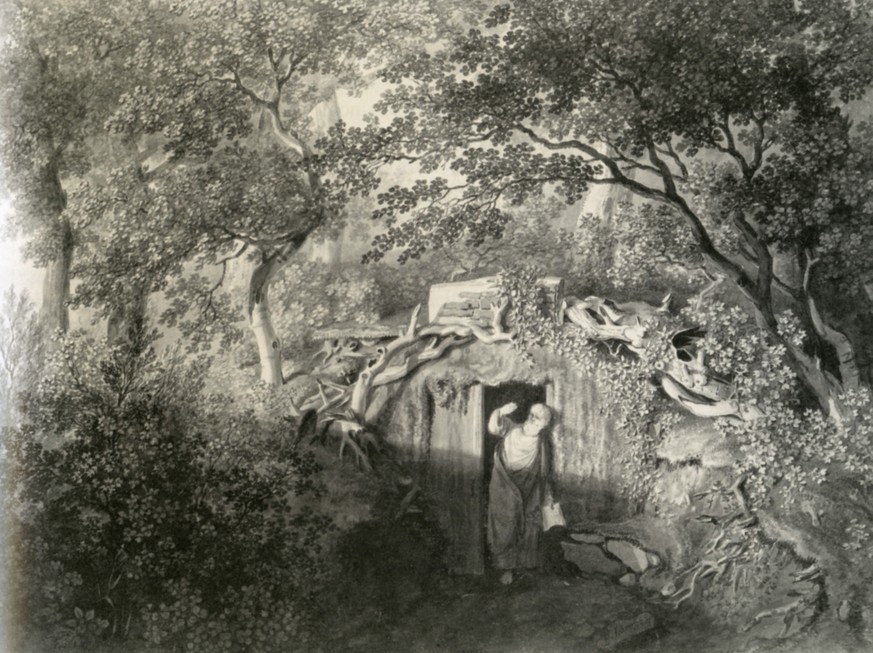 Johann Baptist Theobald Schmitt: Eremit in Flotbeck.
Schmuckeremit garden hermit ornamental hermit 
https://en.wikipedia.org/wiki/Garden_hermit#/media/File:Ziereremit_in_Flottbeck_bei_Hamburg.jpg