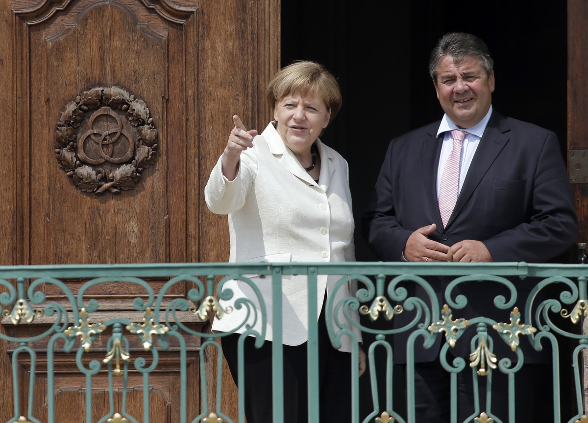 Angela Merkel (CDU) und Vizekanzler Sigmar Gabriel (SPD) verkörpern die klassischen Volksparteien.
