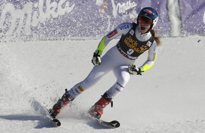 Shiffrin lässt im zweiten Lauf nichts mehr anbrennen und verwaltet ihren Vorsprung souverän.