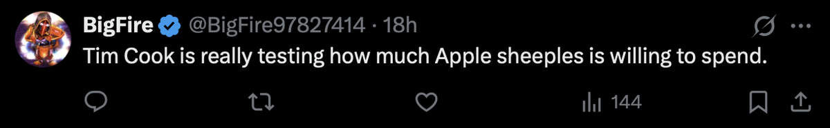 Apple Piece of Cloth Reaction