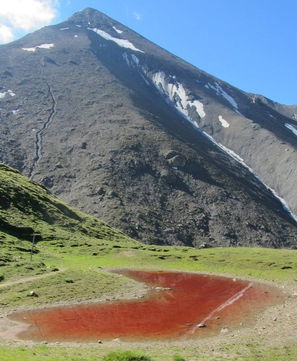 Rauszeit Farbige Seen Rotes Seeli Samnaun 2013 mit Muttler