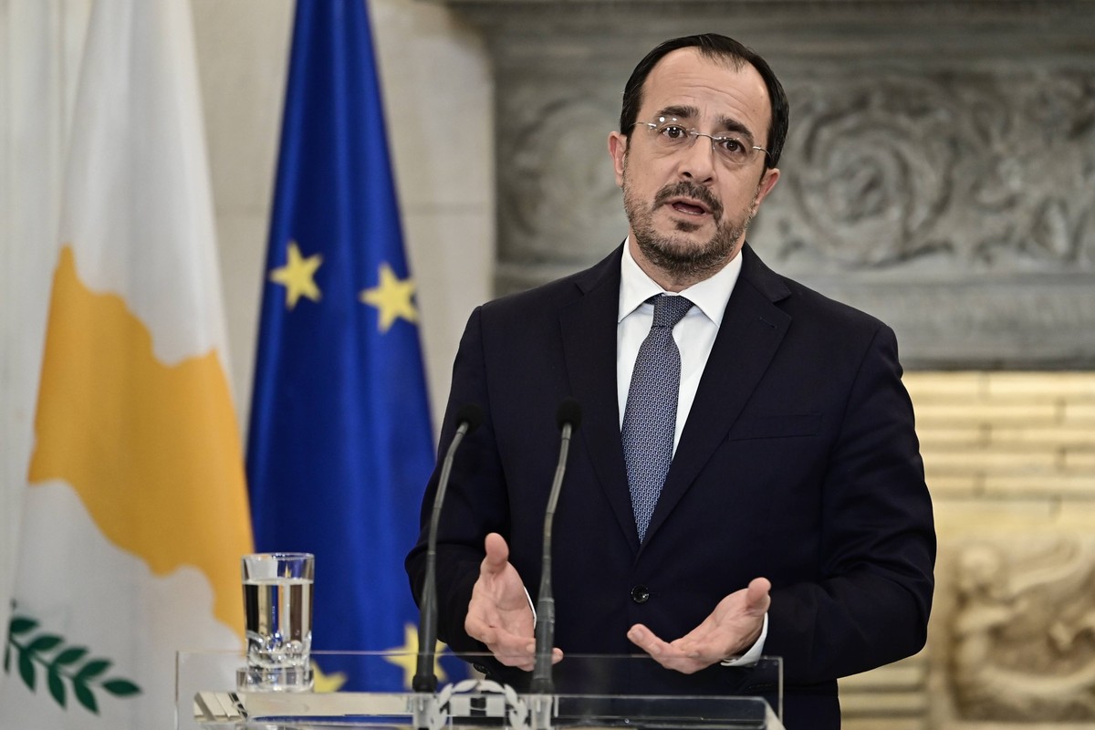 Griechenland - Athen, Treffen des Obersten Kooperationsrates Griechenland-Zypern unter Beteiligung des griechischen Premierministers Kyriakos Mitsotakis und des Pr