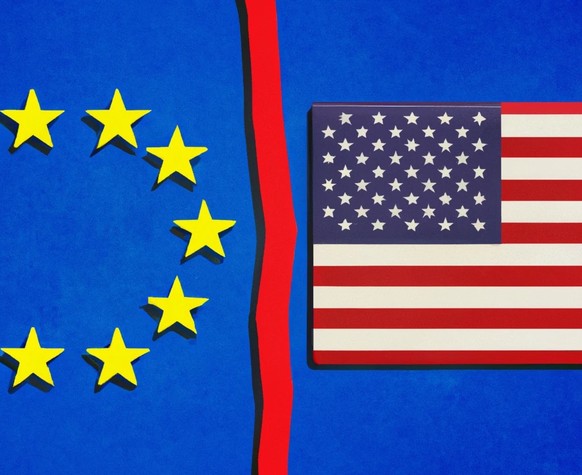 Fifteen years ago the EU and the US were equally strong economically, but America is now clearly in the lead.