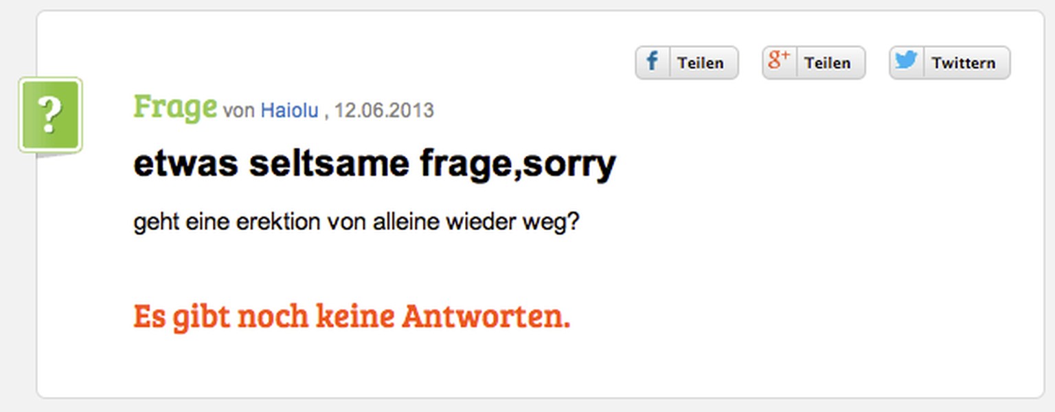 Gute Frage 23 Lustige Und Skurrile Fragen Die Tatsachlich Im Internet Gestellt Wurden Watson