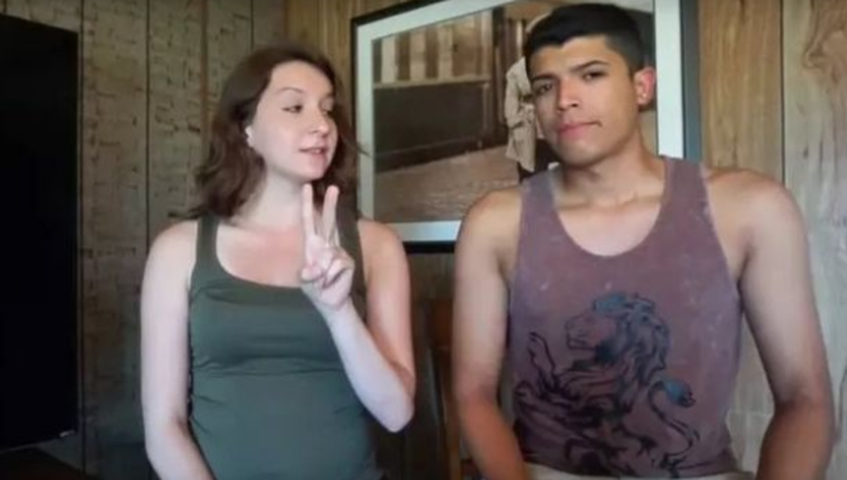 Monalisa Perrez und ihr Freund Pedro Luiz vor dem fatalen Youtube-Experiment. &nbsp;