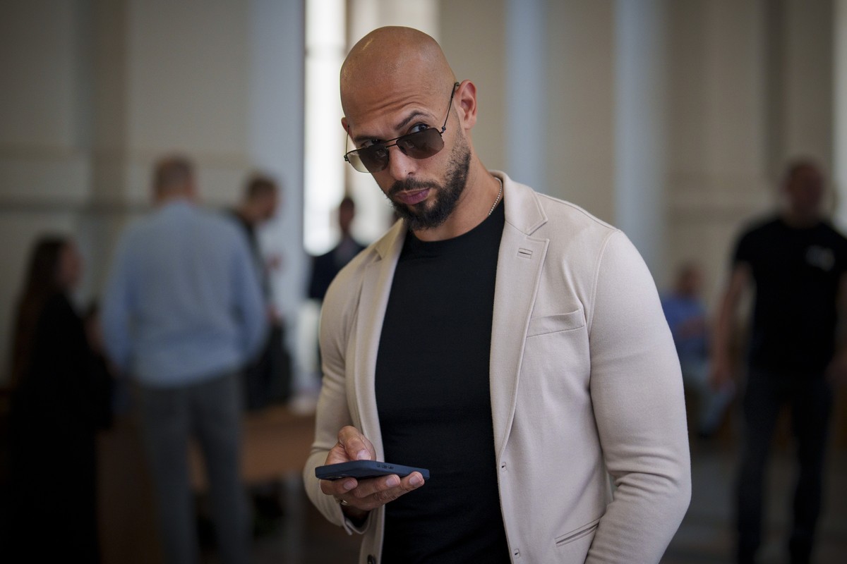 Andrew Tate waits for his hearing inside the Court of Appeals building in Bucharest, Romania, Wednesday, June 26, 2024. (AP Photo/Vadim Ghirda)