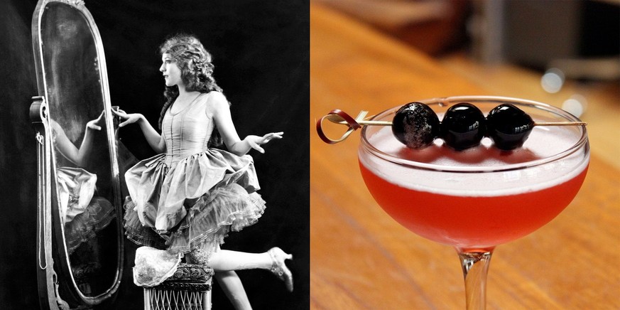 Mary Pickford stummfilm hollywood glamour cocktail drink prohibition