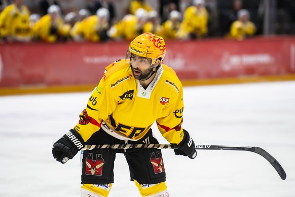 Le top scorer PostFinance bernois Cory Conacher, lors de la rencontre du championnat suisse de hockey sur glace de National League LNA, entre le Lausanne HC, LHC, et le SC Bern le mardi 28 septembre 2 ...