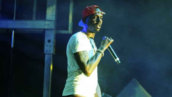 FILE - Young Dolph performs at The Parking Lot Concert in Atlanta on Sunday, Aug. 23, 2020. Officials say rapper Young Dolph has been fatally shot at a cookie shop in his hometown of Memphis, Tennesse ...
