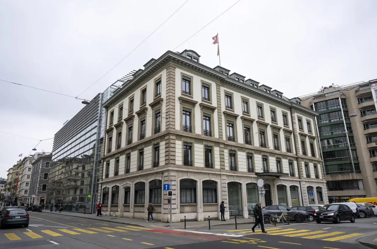 Auch optisch eine Institution: SGS-Hauptsitz an der Place des Alpes in Genf.
