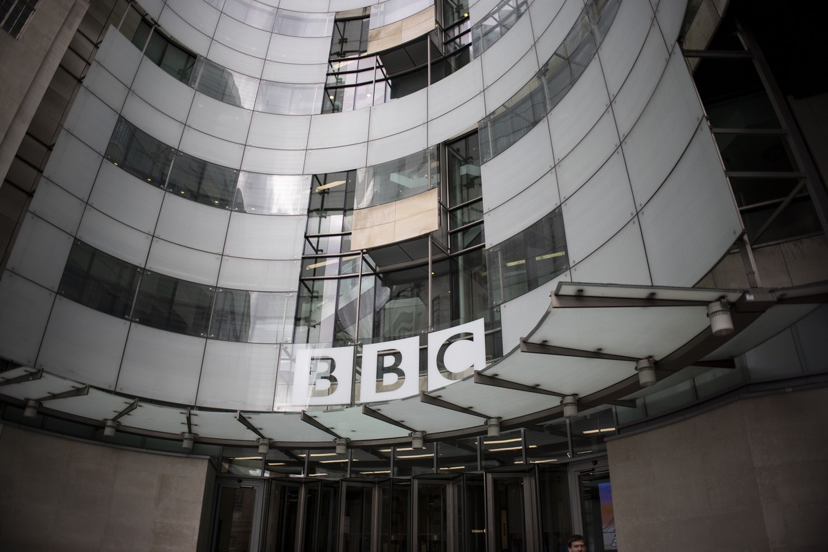 epa10516596 BBC Broadcasting House in London, Britain, 12 March 2023. The BBC is under growing pressure after suspending its Match Of The Day host Gary Lineker over his tweet that likened the UK gover ...