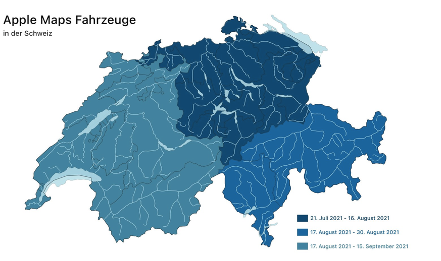 Der Schweizer Apple-News-Blog macprime.ch veranschaulicht die Daten in einer Karte.