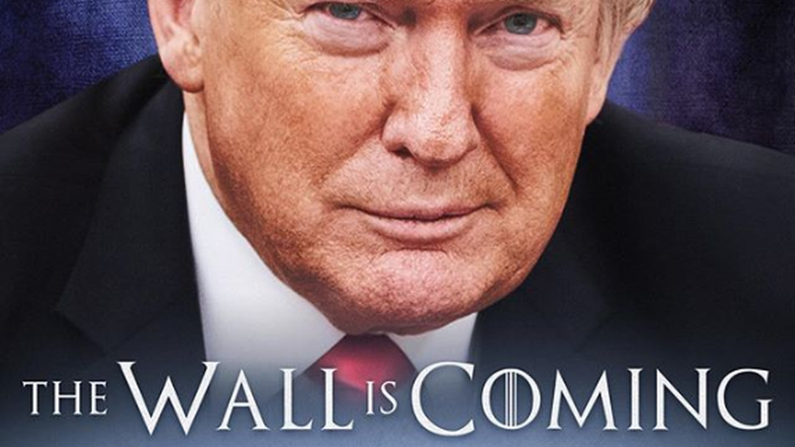 «The Wall is Coming»: US-Präsident Donald Trump inszeniert sich als Serienstar auf Instagram.&nbsp;&nbsp;