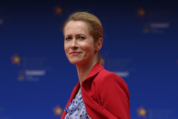 Vice President of the European Commission Kaja Kallas arrives at the 6th European Political Community summit Friday, May 16, 2025 in Tirana, Albania. (Leon Neal/Pool via AP)
Albania Europe Summit