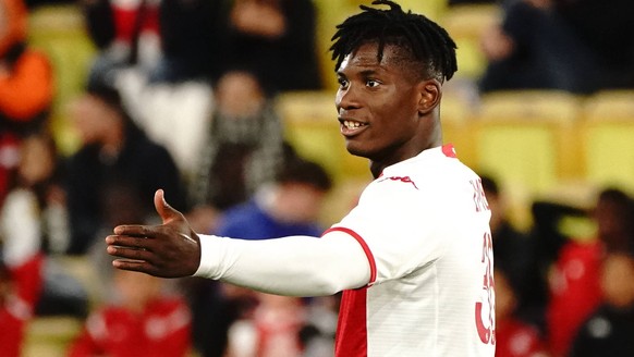 Breel Embolo AS Monaco FOOTBALL : AS Monaco vs AC Ajaccio - Ligue 1 Ubereats - Monaco - 15/01/2023 NorbertScanella/Panoramic PUBLICATIONxNOTxINxFRAxITAxBEL