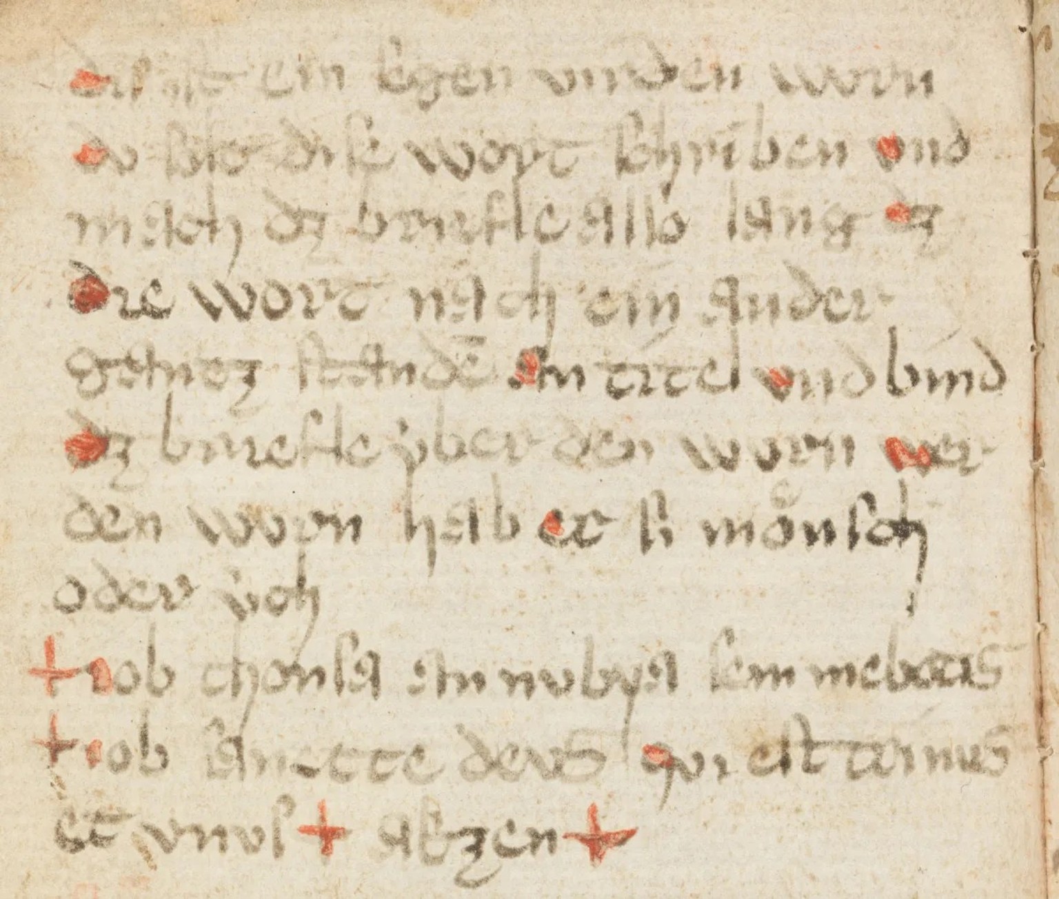 Ausschnitt aus dem Gebetsbuch, erstes Viertel des 15. Jahrhunderts.
https://www.e-codices.ch/en/description/hba/chart0208