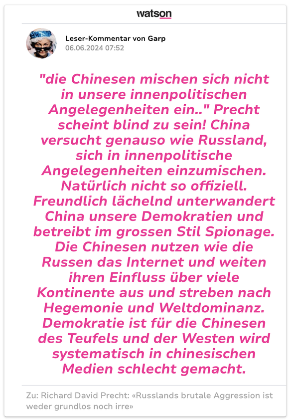 User-Kommentar zu Richard David Precht
