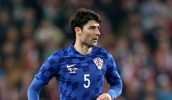 26.03.2016; Budapest; Fussball Testspiel - Ungarn - Kroatien; Vedran Corluka (CRO) (Igor Kralj/Expa/freshfocus)