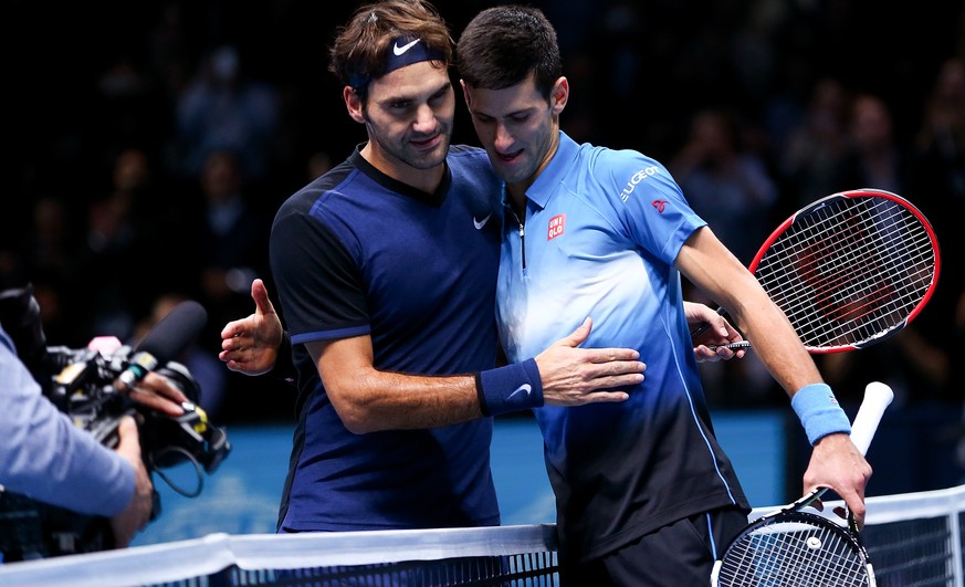 Das Gruppenspiel ging an Federer, jetzt will er Djokovic auch im Final schlagen.