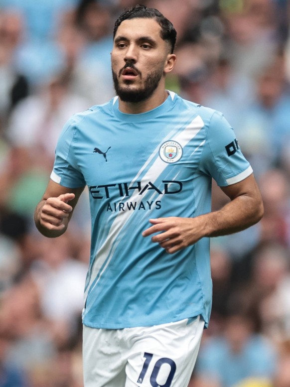 Premier League Manchester City v Tottenham Hotspur Rayan Cherki of Manchester City during the Premier League match Manchester City vs Tottenham Hotspur at Etihad Stadium, Manchester, United Kingdom, 2 ...