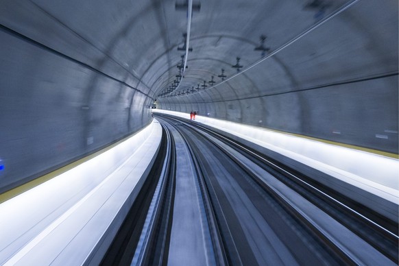 Ein Blick in den Weinbergtunnel.