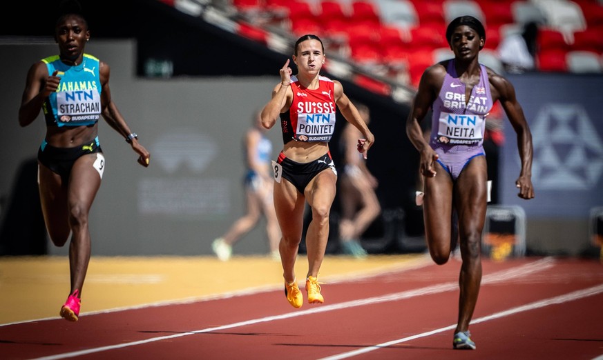 World Athletics Championships Budapest 23 Hungary, 23.08.2023 Leonie POINTET of SWITZERLAND SUI at the World Athletics Championships Budapest 23 in Budapest, National Athletics Centre, on Wednesday, 2 ...